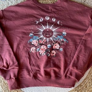 Rebellious One cropped sweatshirt-L